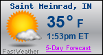 Weather Forecast for Saint Meinrad, IN