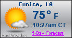 Weather Forecast for Eunice, LA