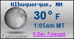 Weather Forecast for Albuquerque, NM