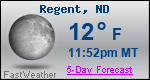 Weather Forecast for Regent, ND