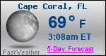Weather Forecast for Cape Coral, FL