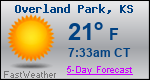 Weather Forecast for Overland Park, KS