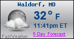Weather Forecast for Waldorf, MD