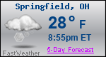 Weather Forecast for Springfield, OH
