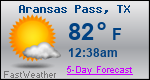 Weather Forecast for Aransas Pass, TX