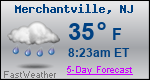 Weather Forecast for Merchantville, NJ