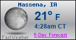 Weather Forecast for Massena, IA