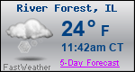 Weather Forecast for River Forest, IL