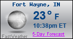 Weather Forecast for Fort Wayne, IN