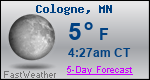 Weather Forecast for Cologne, MN
