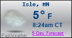 Weather Forecast for Isle, MN