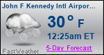 Weather Forecast for John F Kennedy International Airport, NY