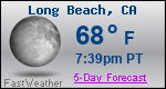 Weather Forecast for Long Beach, CA