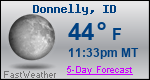 Weather Forecast for Donnelly, ID