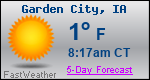 Weather Forecast for Garden City, IA