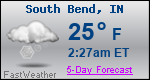 Weather Forecast for South Bend, IN