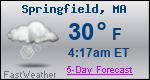 Weather Forecast for Springfield, MA