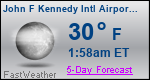 Weather Forecast for John F Kennedy International Airport, NY