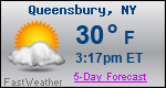 Weather Forecast for Queensbury, NY