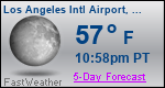 Weather Forecast for Los Angeles International Airport, CA
