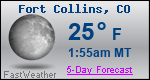 Weather Forecast for Fort Collins, CO