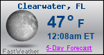 Weather Forecast for Clearwater, FL