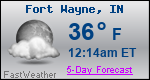 Weather Forecast for Fort Wayne, IN