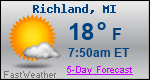 Weather Forecast for Richland, MI