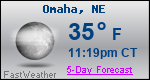 Weather Forecast for Omaha, NE
