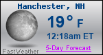 Weather Forecast for Manchester, NH