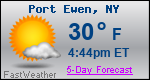 Weather Forecast for Port Ewen, NY
