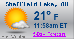 Weather Forecast for Sheffield Lake, OH