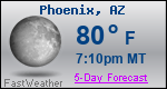 Weather Forecast for Phoenix, AZ