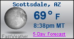 Weather Forecast for Scottsdale, AZ