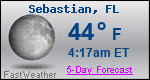 Weather Forecast for Sebastian, FL