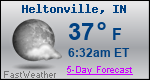 Weather Forecast for Heltonville, IN