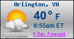 Weather Forecast for Arlington, VA