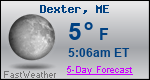 Weather Forecast for Dexter, ME