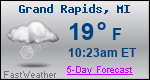 Weather Forecast for Grand Rapids, MI