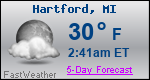 Weather Forecast for Hartford, MI