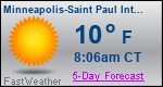 Weather Forecast for Minneapolis-Saint Paul International Airport, MN