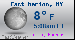 Weather Forecast for East Marion, NY