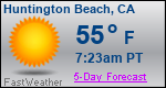 Weather Forecast for Huntington Beach, CA