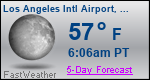 Weather Forecast for Los Angeles International Airport, CA