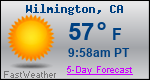 Weather Forecast for Wilmington, CA