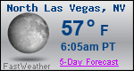 Weather Forecast for North Las Vegas, NV