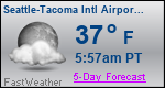 Weather Forecast for Seattle-Tacoma International Airport, WA