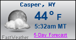Weather Forecast for Casper, WY