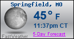 Weather Forecast for Springfield, MO