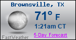 Weather Forecast for Brownsville, TX
